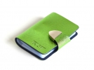 BRIGHT Pouzdro na vizitky Zelen�/Metalick�