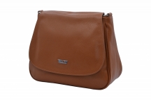 BRIGHT D�msk� kabelka s klopnou Rezav�