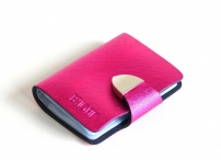 BRIGHT Pouzdro na vizitky R��ov�/Metalick�